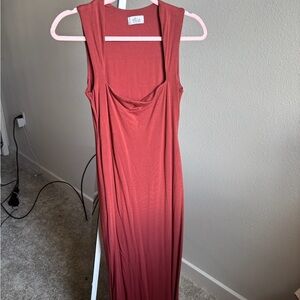 Oh Polly Terracotta Dress